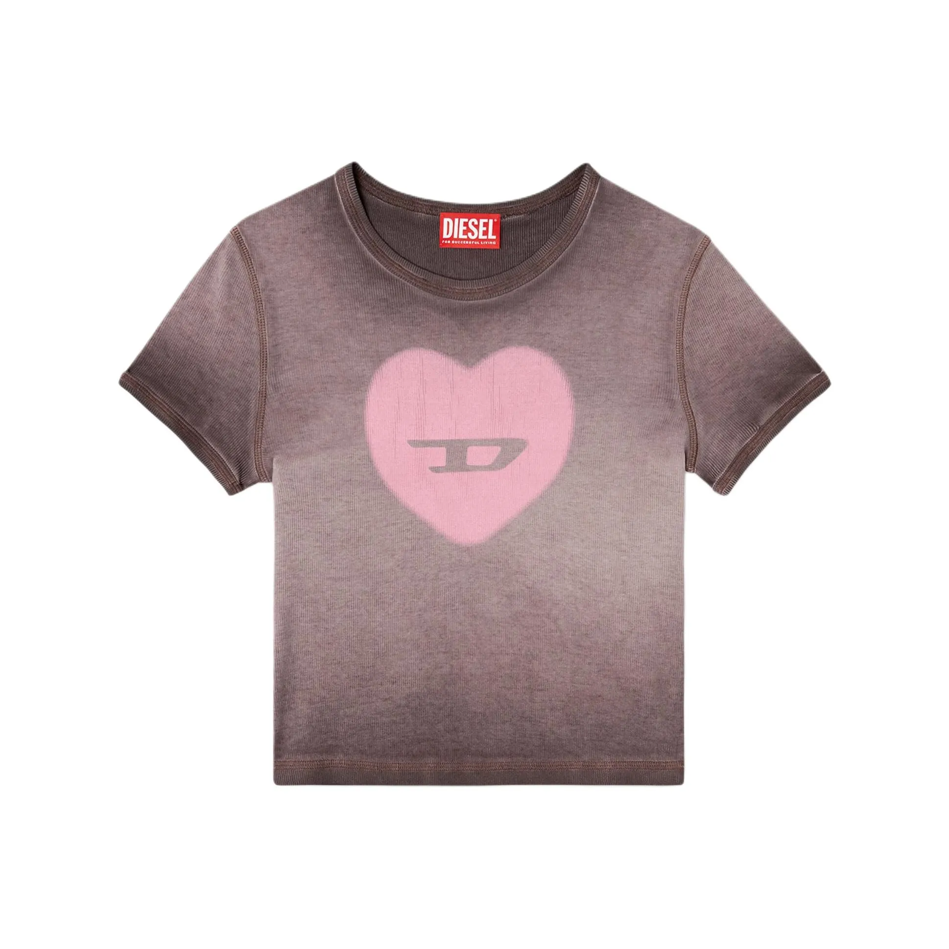 DIESEL Фиолетовые Женские T-рубашки