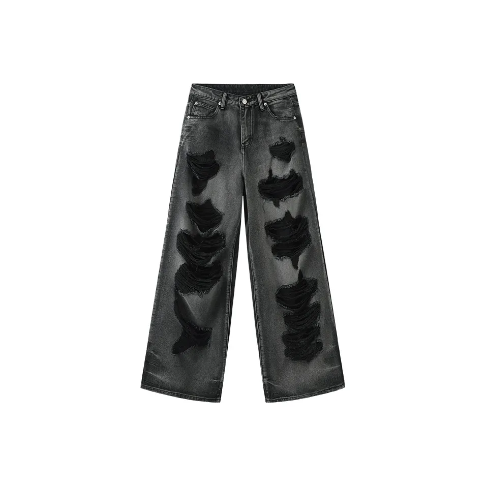 11SH97 Темно-серые Женские Джинсы