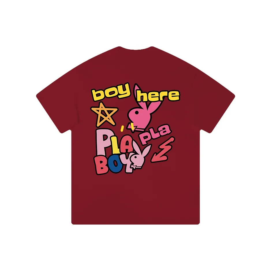 Playboy Short Sleeved T Shirts Unisex
