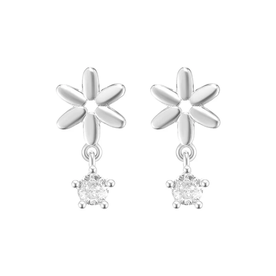 Clect Серьги с синтетическим кубическим цирконием Женские