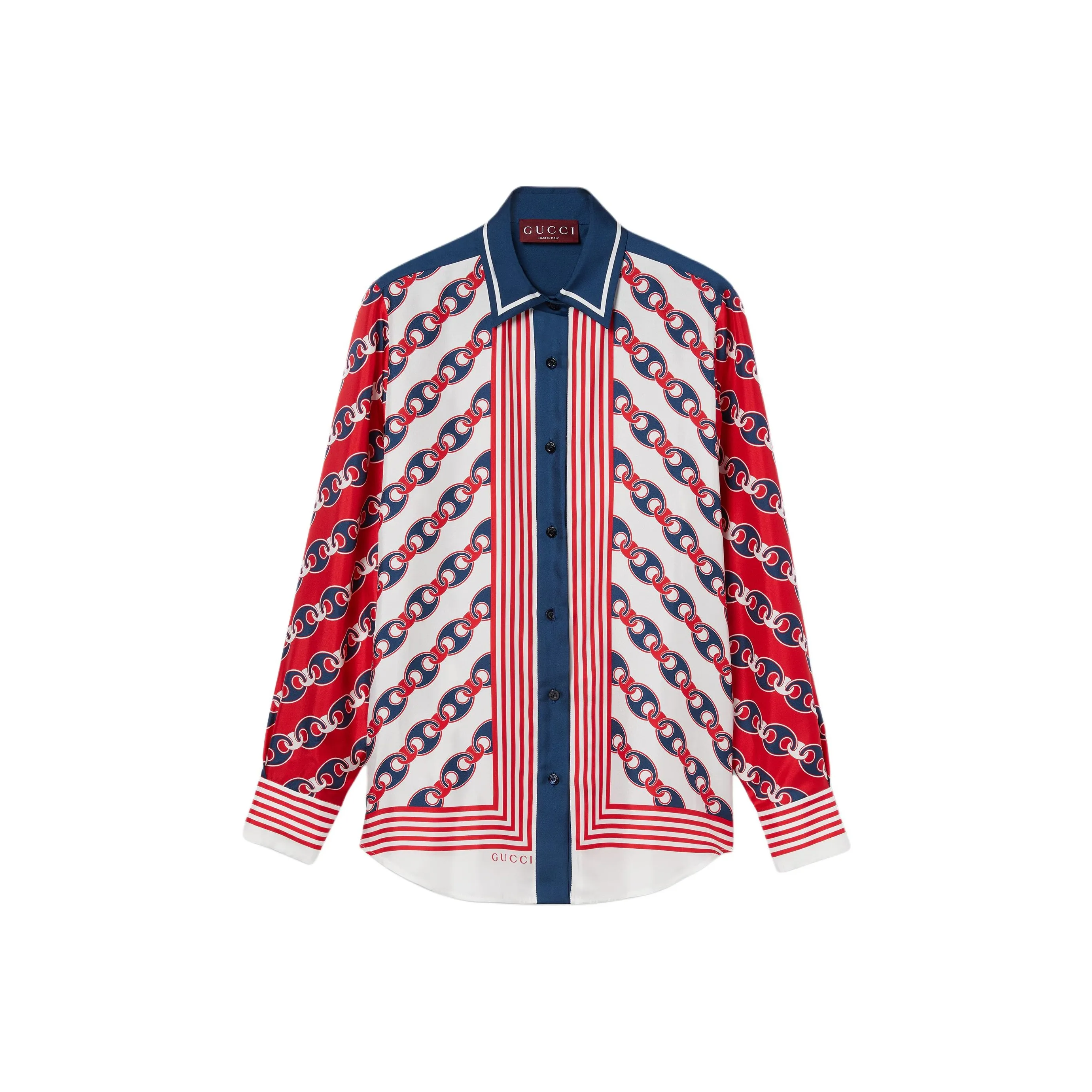 GUCCI Pattered Long Sleeve Shirt