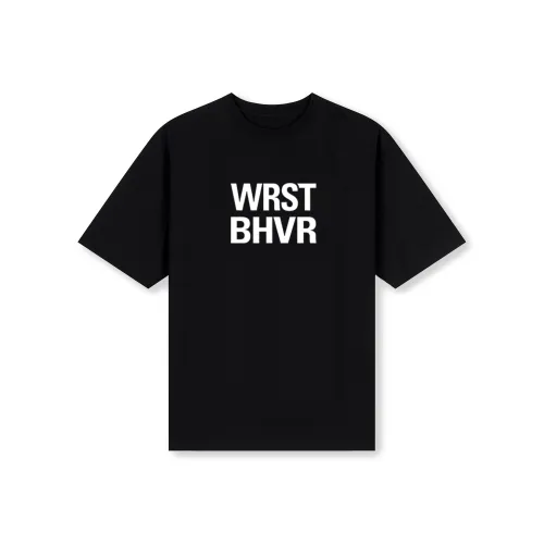 WRSTBHVR PIONEER Черная унисекс футболка