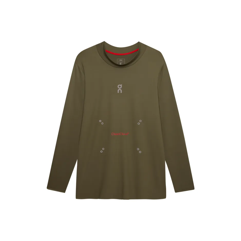 On X PLEASURES X The Loop SS25 T-Shirt Мужской Оливковый