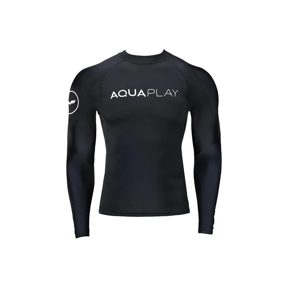 AQUAPLAY Diving Wetsuit Long Sleeved Swimsuit Men's Black