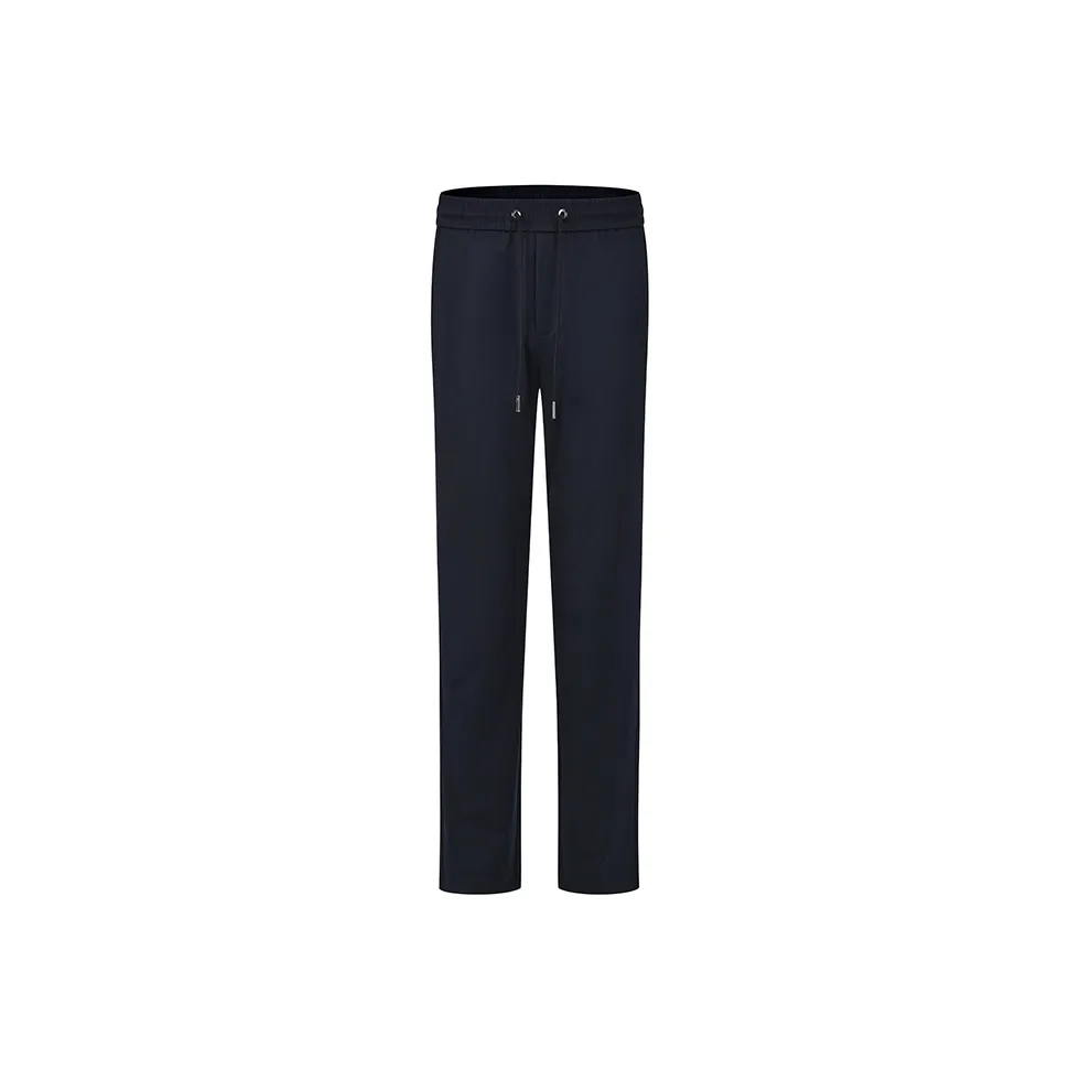 RARE Knitted Sweatpants Men's Navy Blue