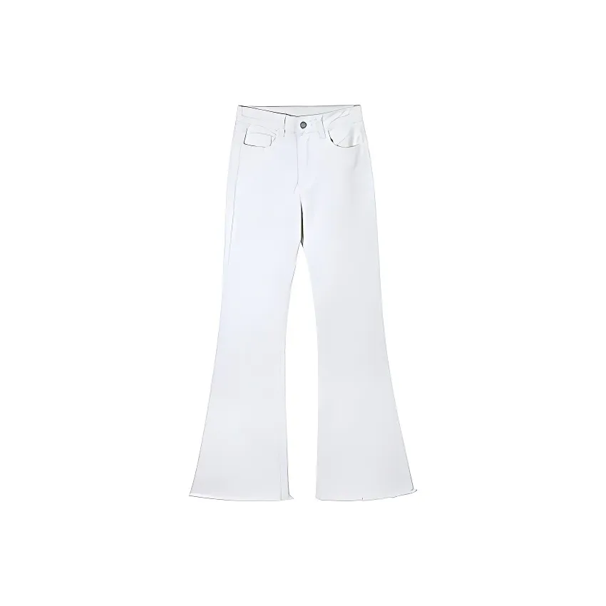 Белый медведь Белые брюки Женские джинсы