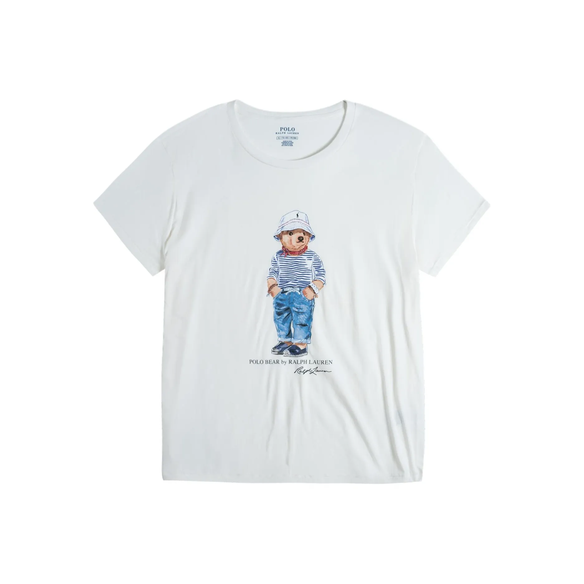 Polo Ralph Lauren Стандартная футболка белый цвет для женщин