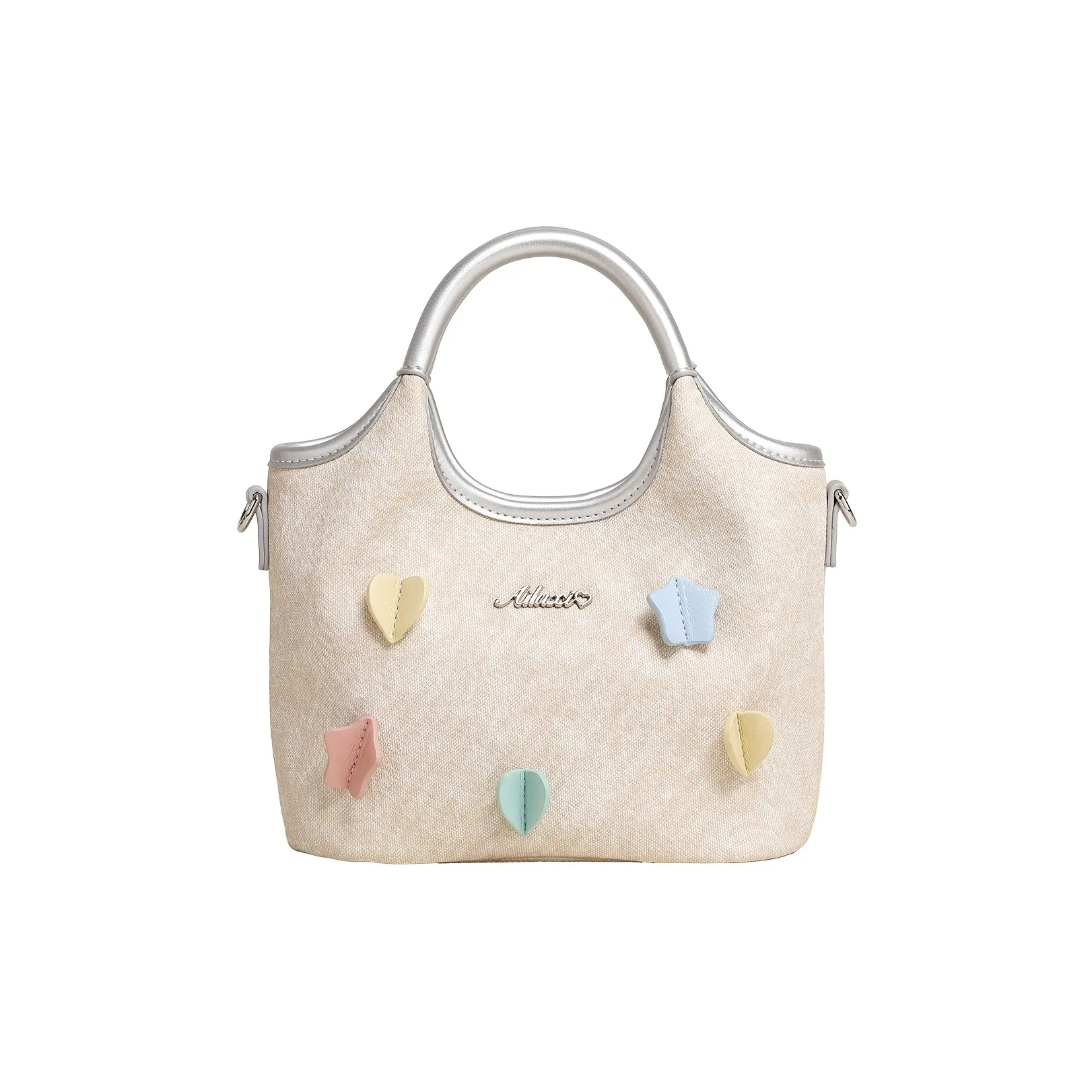 AILUXI Сумка через плечо из синтетической кожи женская лунно-белый