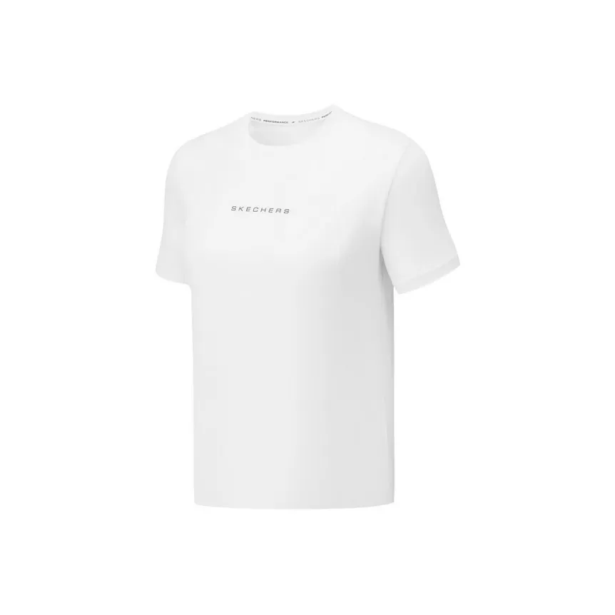 Skechers Comfort Sports Series Regular T Shirt Women's Bright White 0019