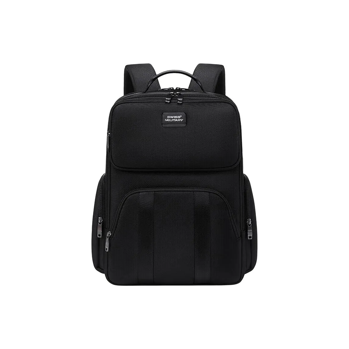 SWISS MILITARY Nylon Backpack Unisex Black
