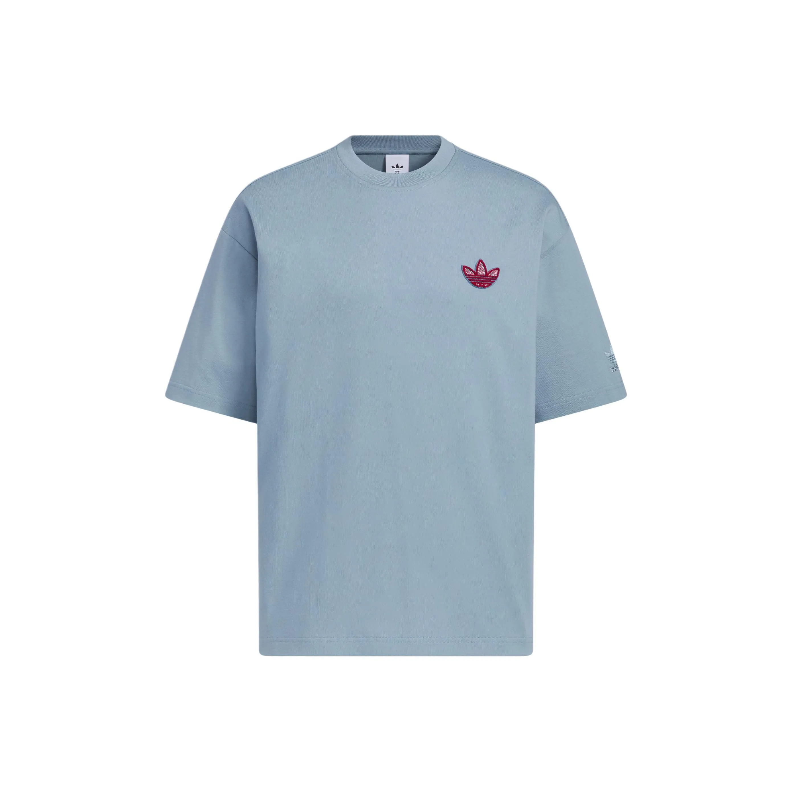 Adidas Originals Trefoil Graphic TREFOILGRAPHICT Рубашка T Рубашка Мужская Фантастический Серый