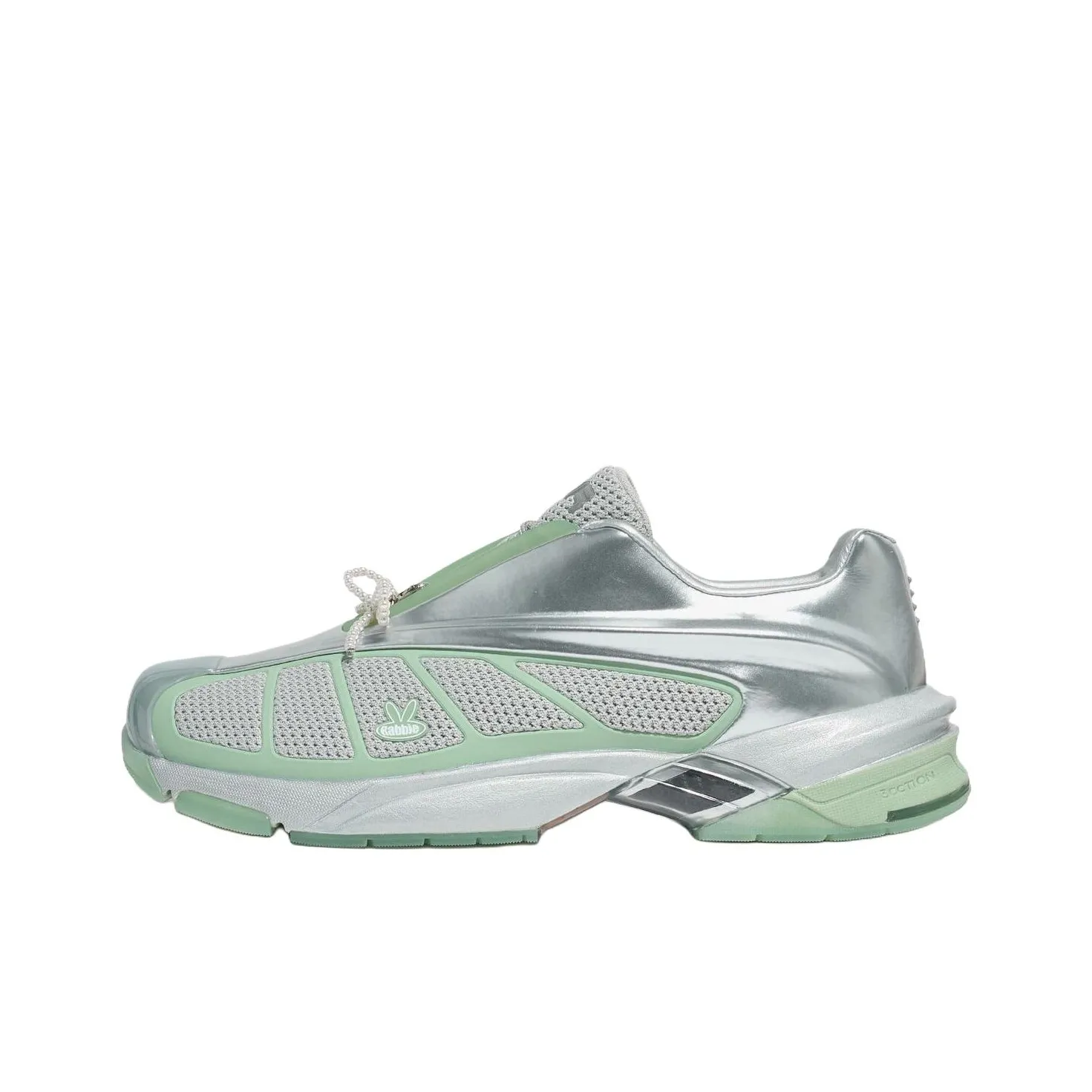 RENA x FILA Replica 2002 Anti Slip Wear Resistant Low Top Casual Pool shoes Women's Silver Gray
