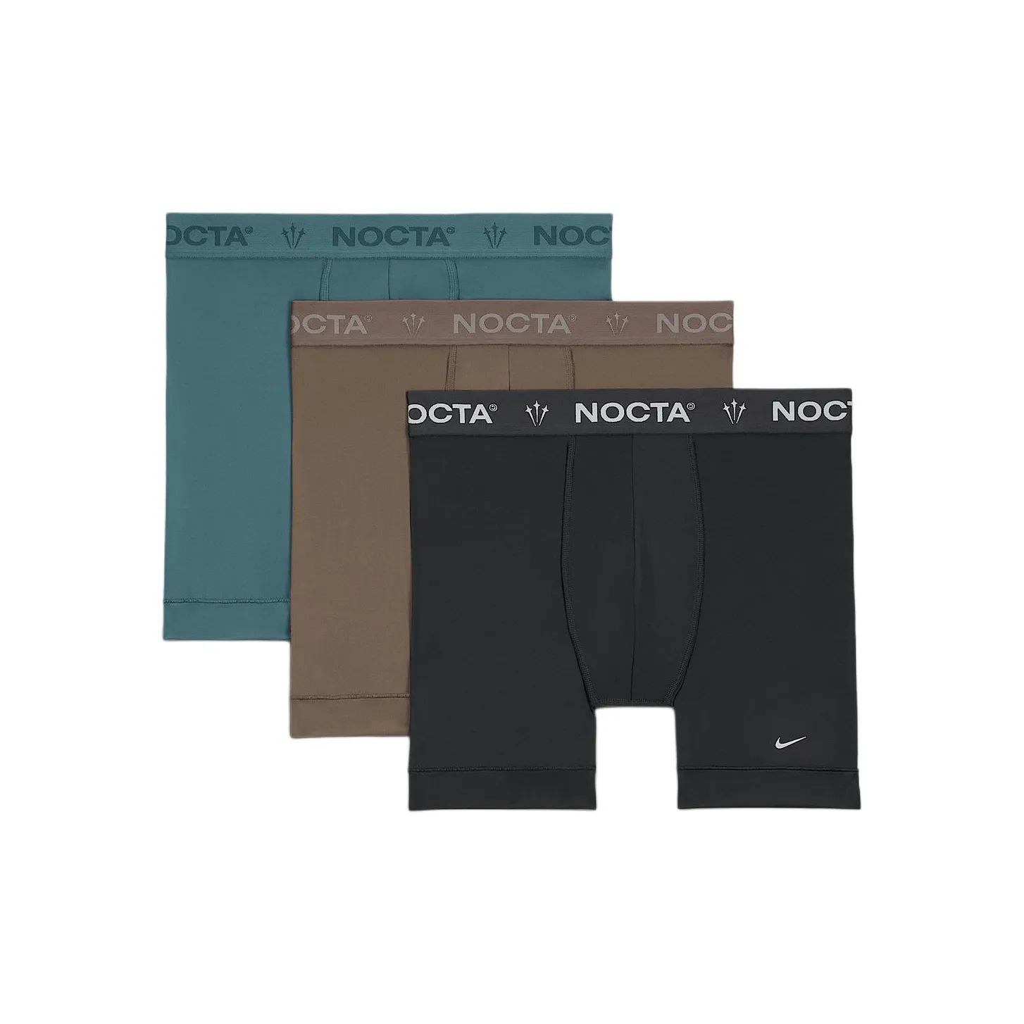 Nike Синий/Коричневый/Черный 3 упаковки Мужские боксер-шорты