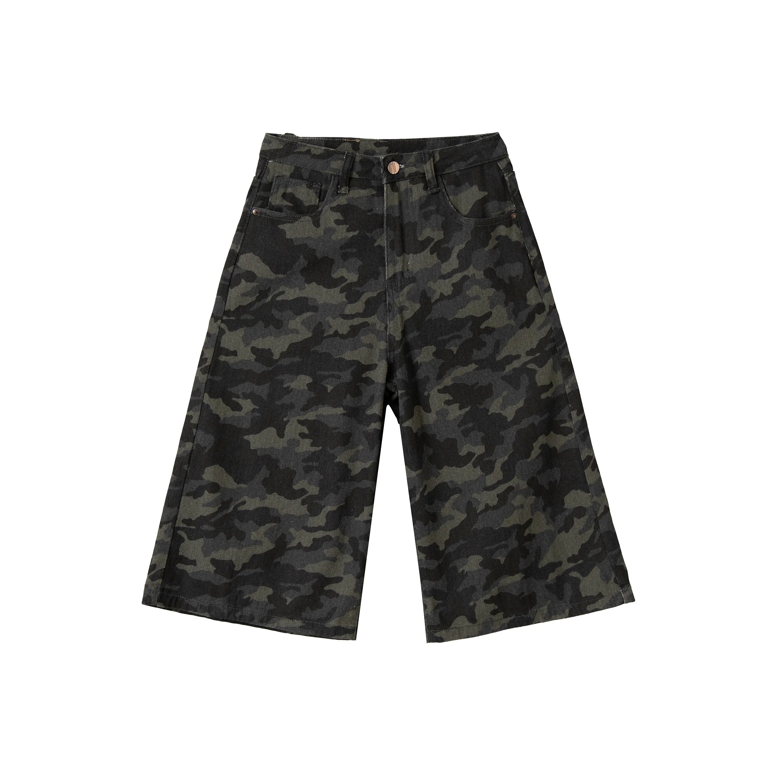 Wen Shan Джинсовые шорты Женские Камуфляж