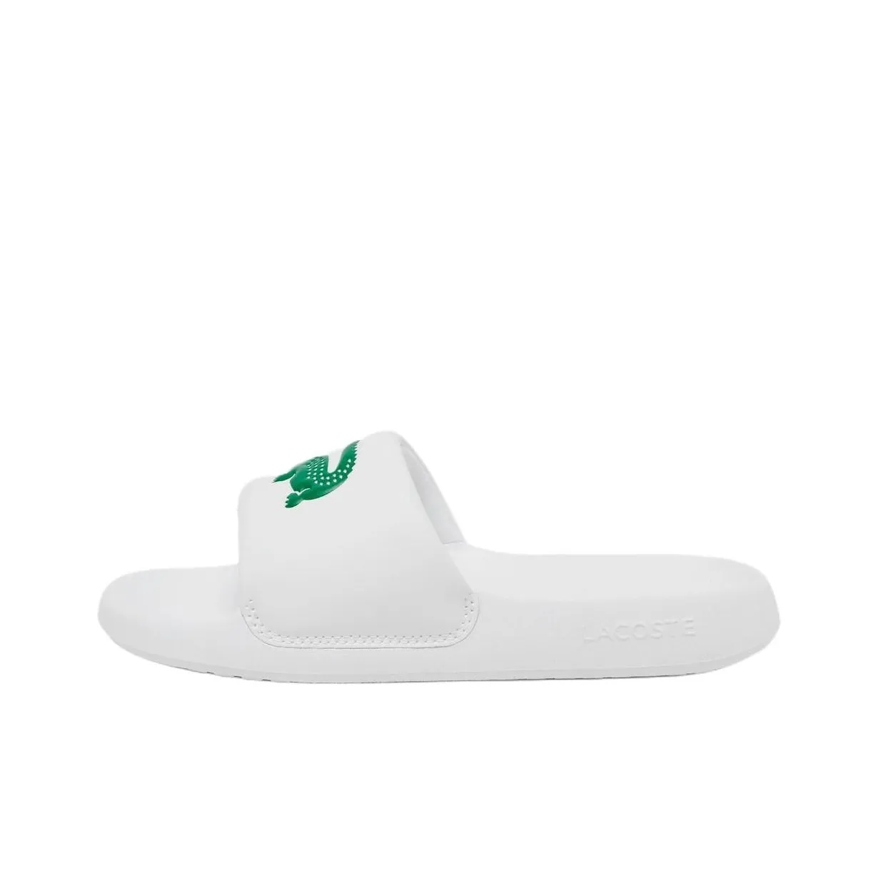 LACOSTE SERVE SLIDE 1.0 Slip Resistant Slide Slippers Women's White