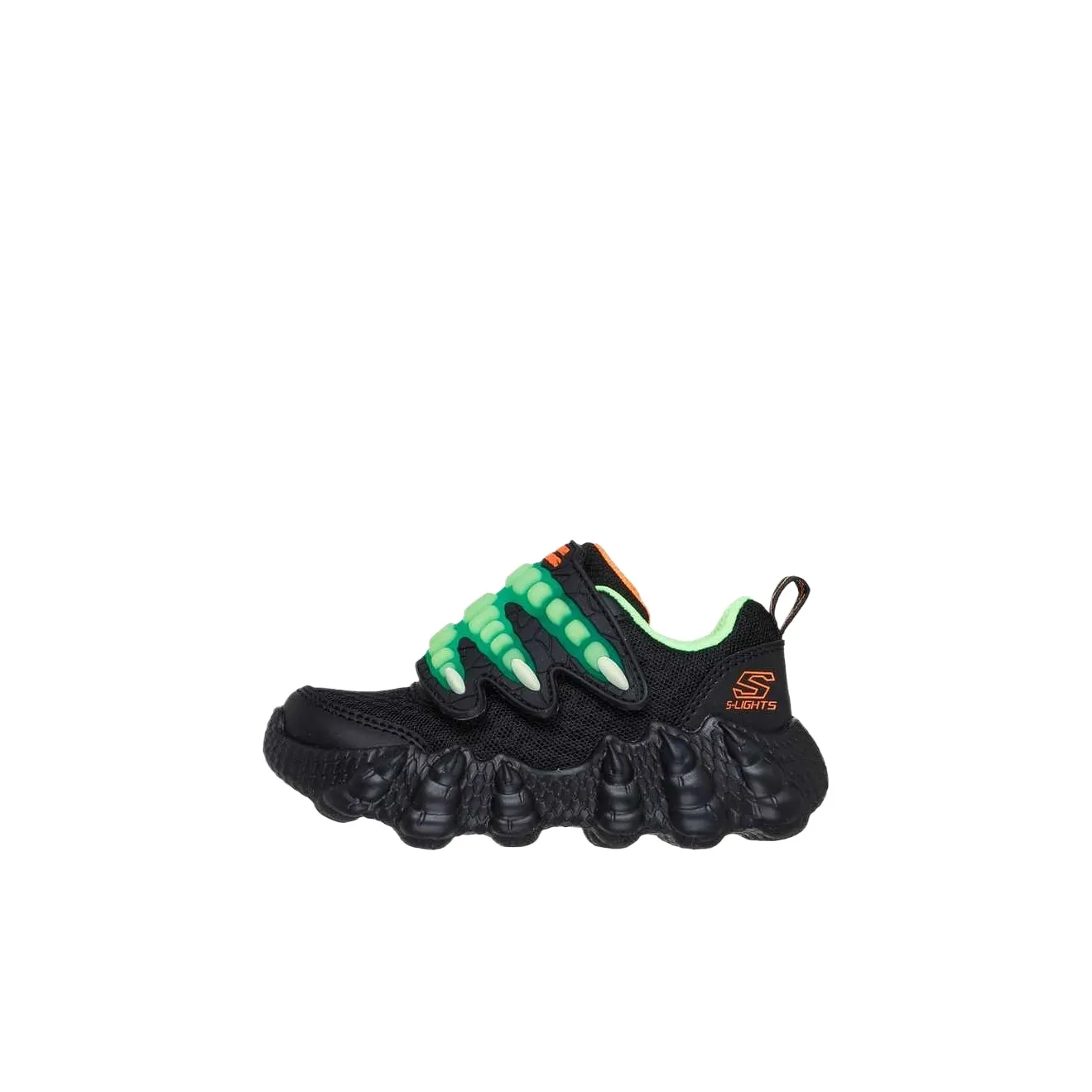 Skechers Kids Низкие кеды Обувь для малышей Черный Лаймово-зеленый Для младенцев и малышей