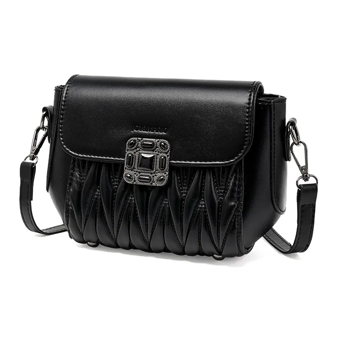 Joy Mario Сумка через плечо из синтетической кожи женская классическая черная