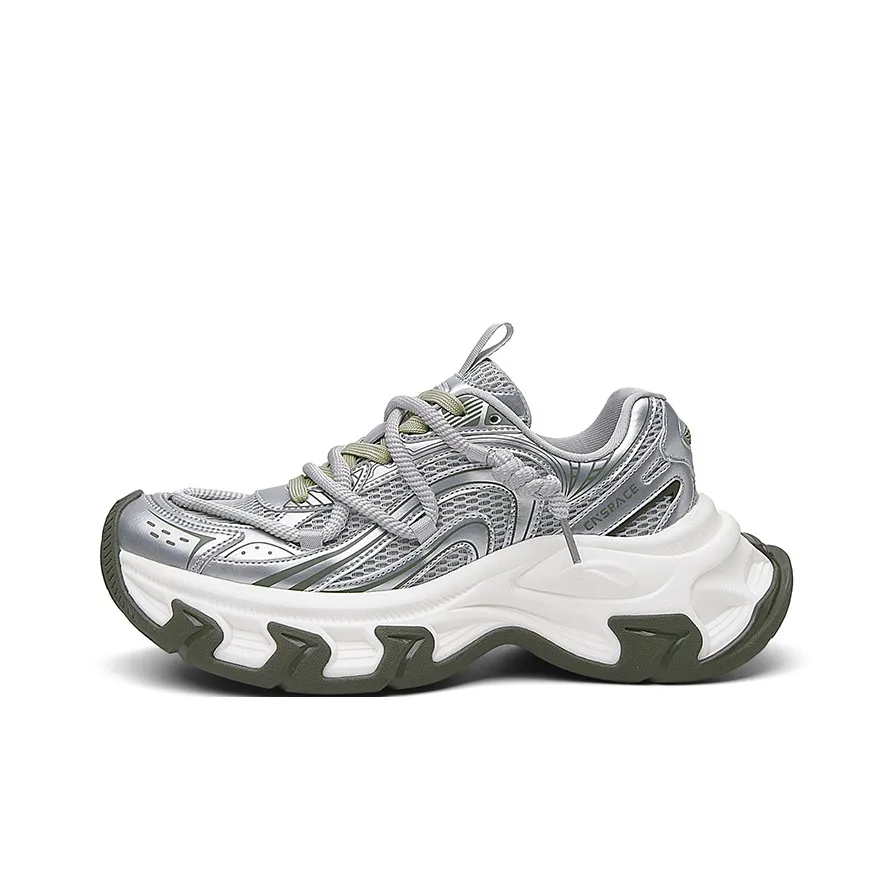 China Aerospace Breathable Lightweight Height Increasing Low Top Chunky Sneakers Men's