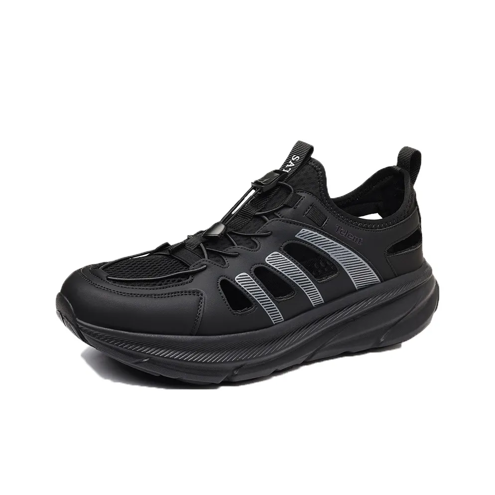 TELENT Дышащая Амортизирующая Обувь для Trekking Мужская Черная
