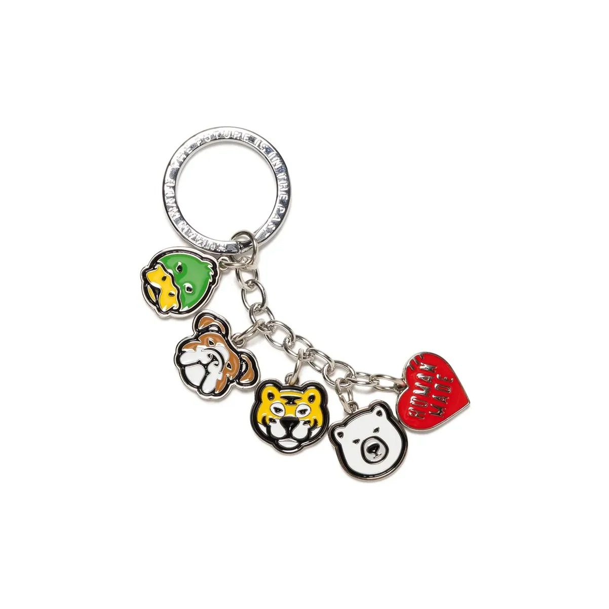 HUMAN MADE Латунные брелоки унисекс разноцветные