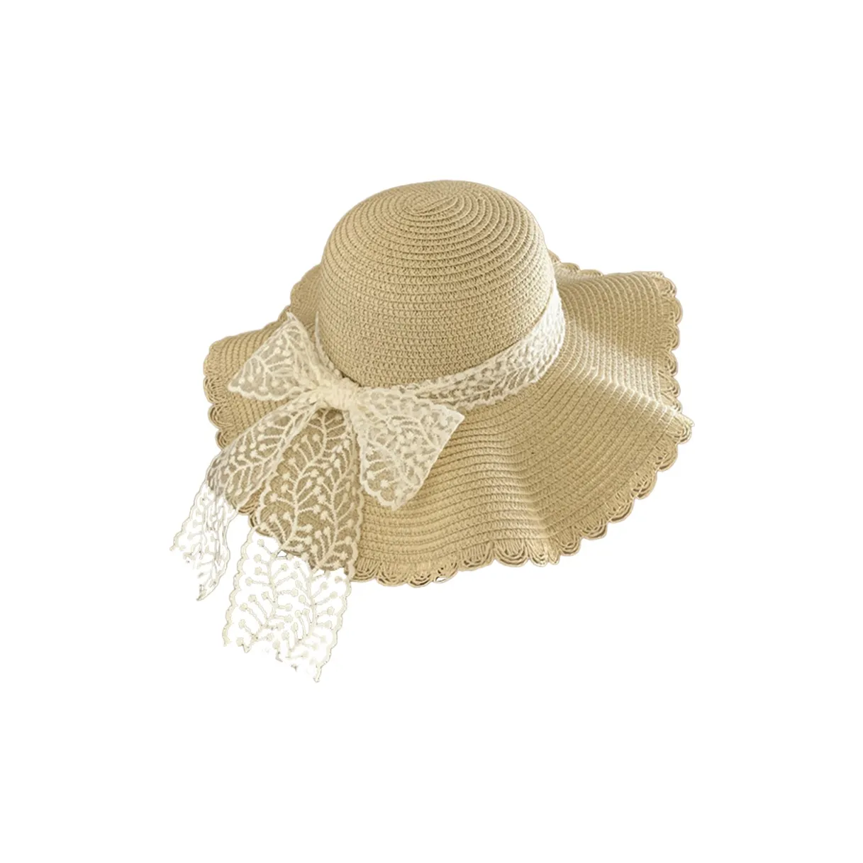 ZANC Соломенная плетеная шляпа с защитой от солнца Унисекс