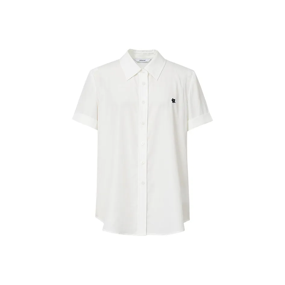 Hopeshow Shirts Women's Raw White 001