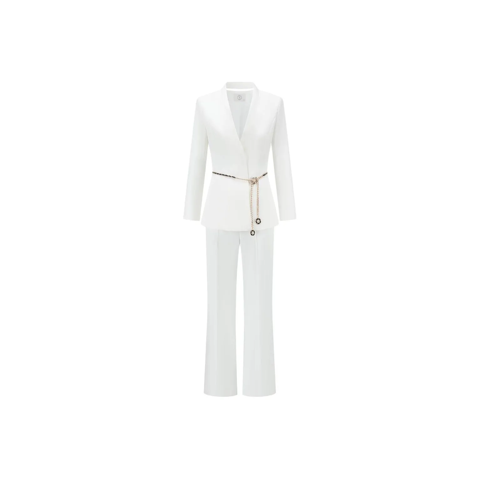 ONE SHALLOW Коробка Бизнес Костюм Женская Белая