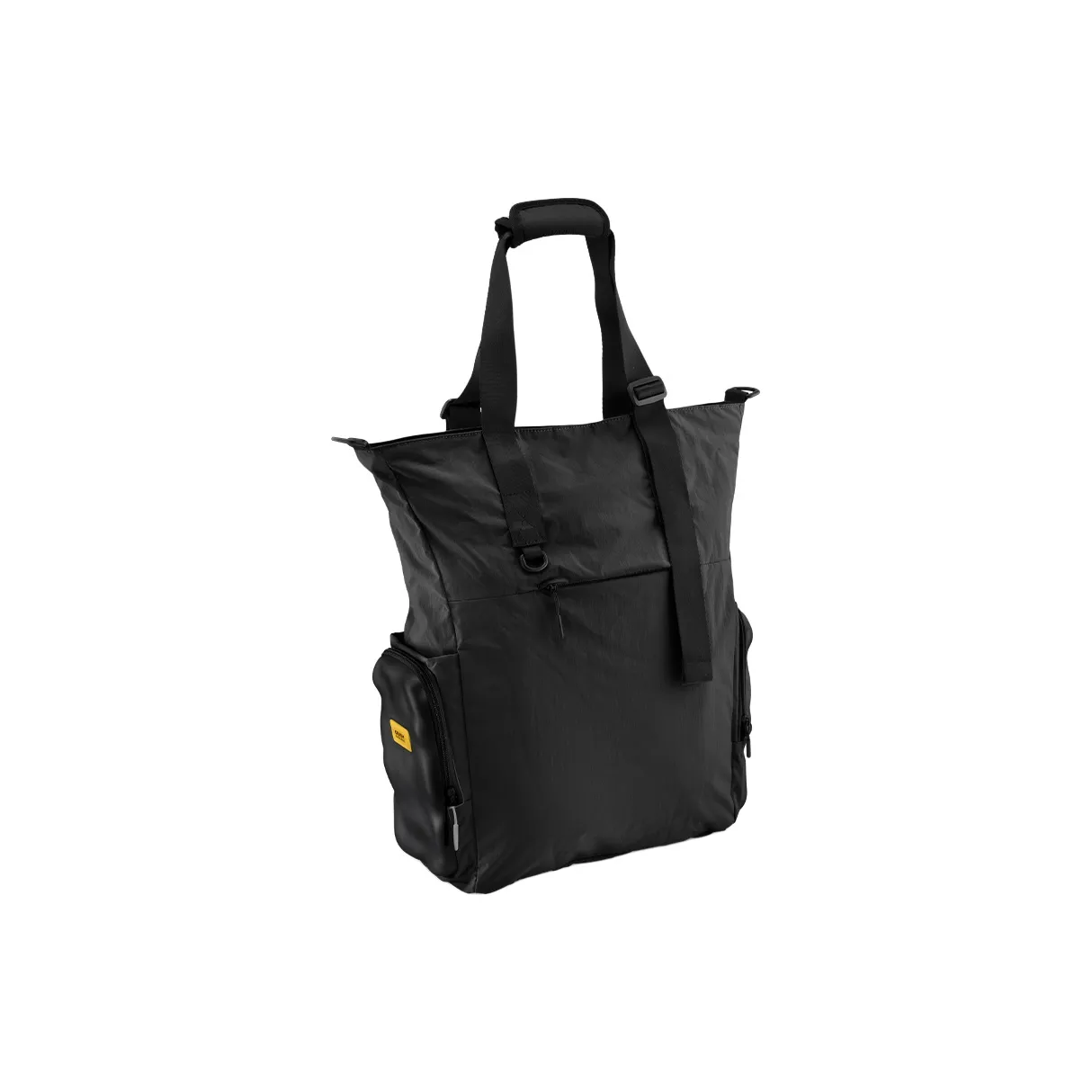 CrashBaggage PC Tote Regular Unisex Black Gray Color Block CrashBaggage PC Тоут Стандартный Унисекс Черный Серый Цветовой блок