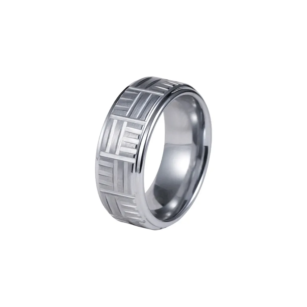 Saya Тунгстен Золото Кольца Унисекс