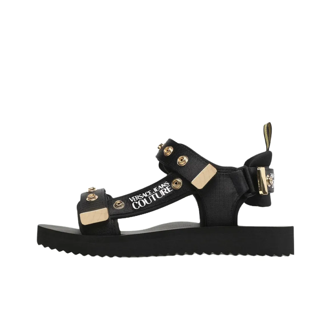 VERSACE JEANS Пляжные сандалии Мужской Черный