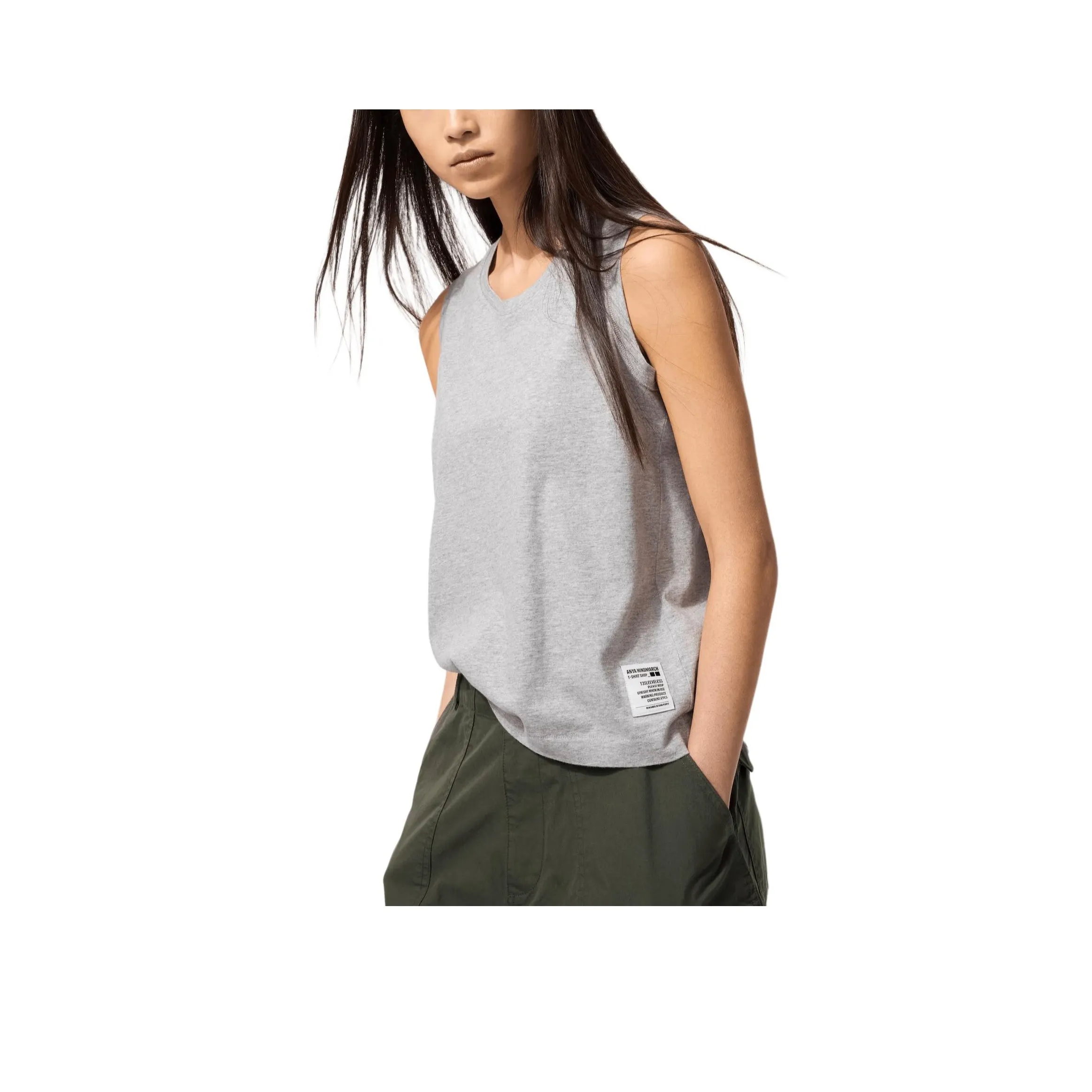 UNIQLO Anya Hindmarch совместный бренд Co Бренд T Рубашка Женская