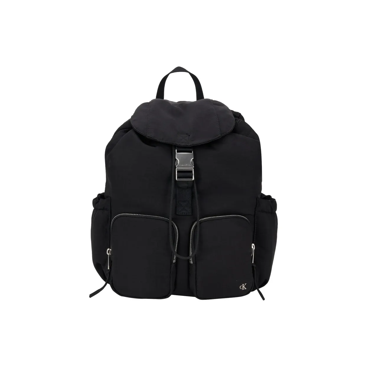 CALVIN KLEIN Ткань Рюкзак Большой Женский Космический Черный