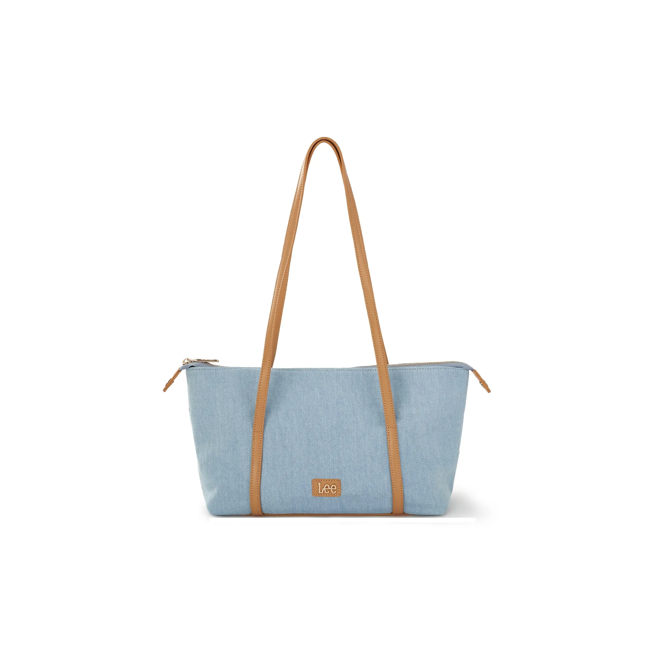 Сумка Tote Lee Co-branded Сумка для покупок Сумка через плечо Стандартная Женская Светло-синяя