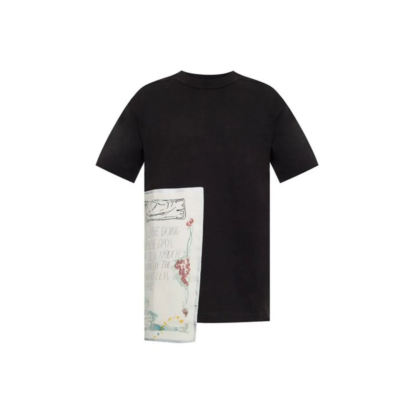 DIOR X Raymond Pettibon Floral Patch T Shirt