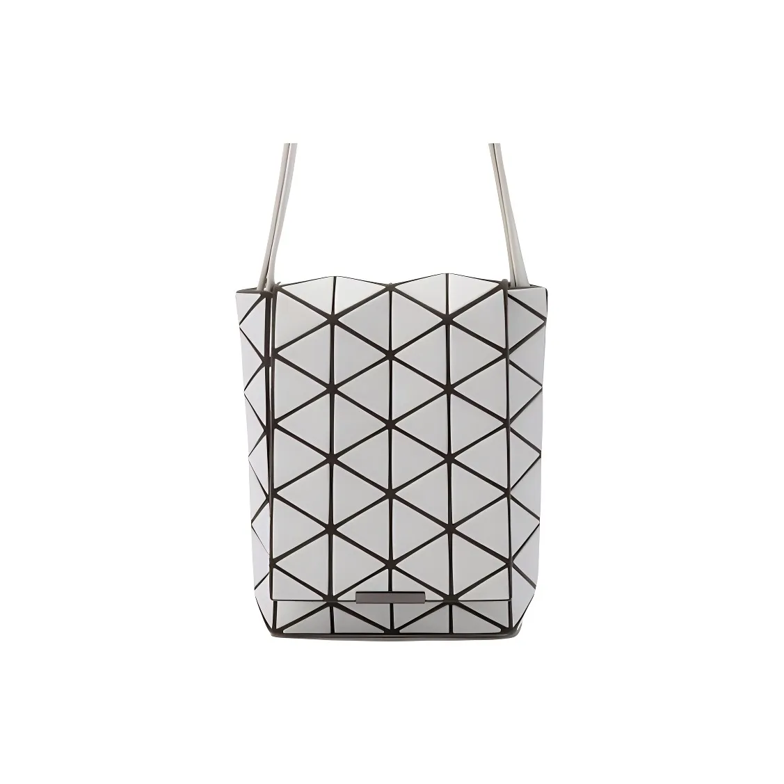 ISSEY MIYAKE PVC Flap Bag, Shoulder Bag, Crossbody Bag Trumpets Women's White