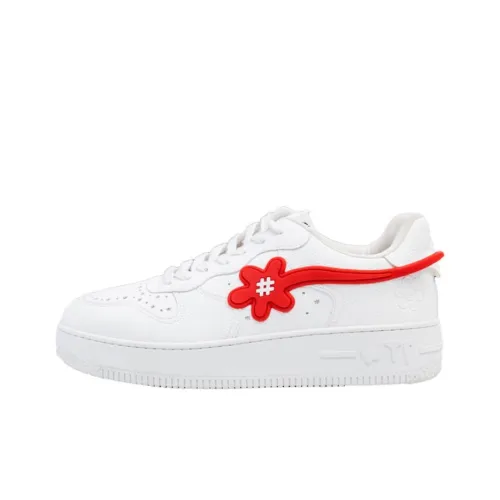 WATER THE PLANT Кроссовки для скейтбординга Low Top Белые Унисекс
