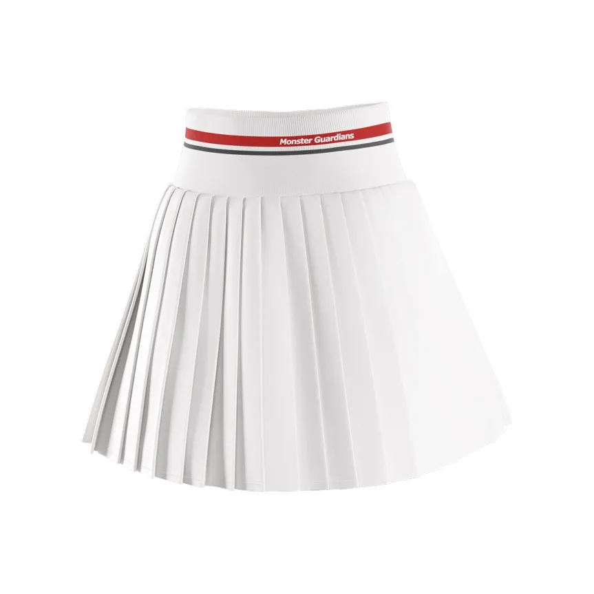 Monster Guardians Повседневные короткие юбки Женские Белые