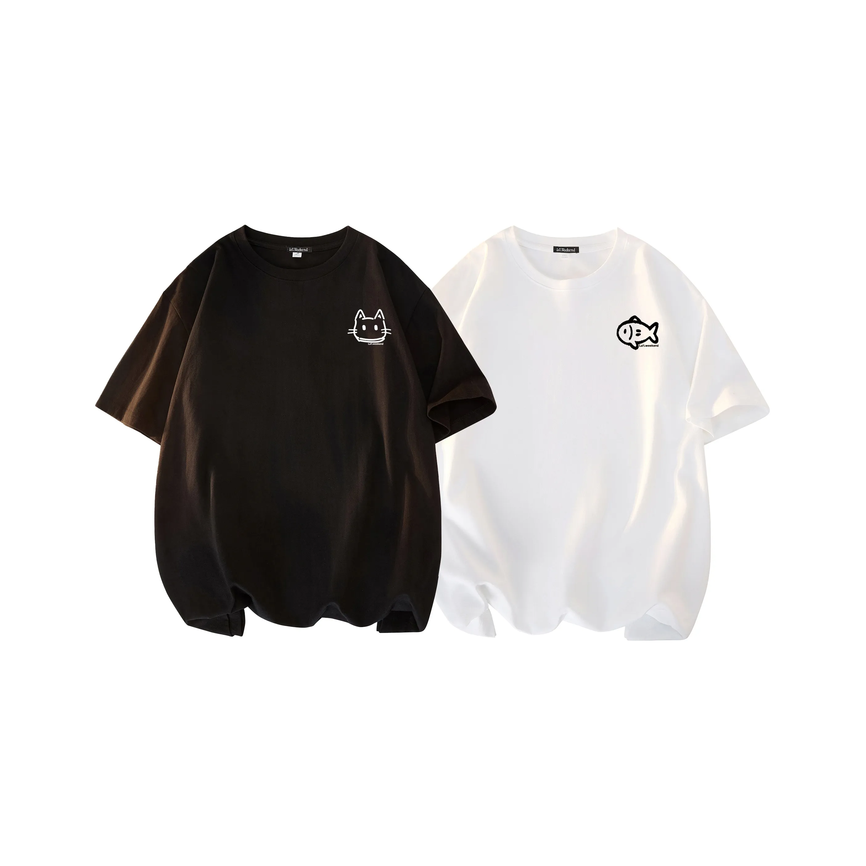 LA'T.WEEKEND T-рубашка унисекс два предмета пачка для пар