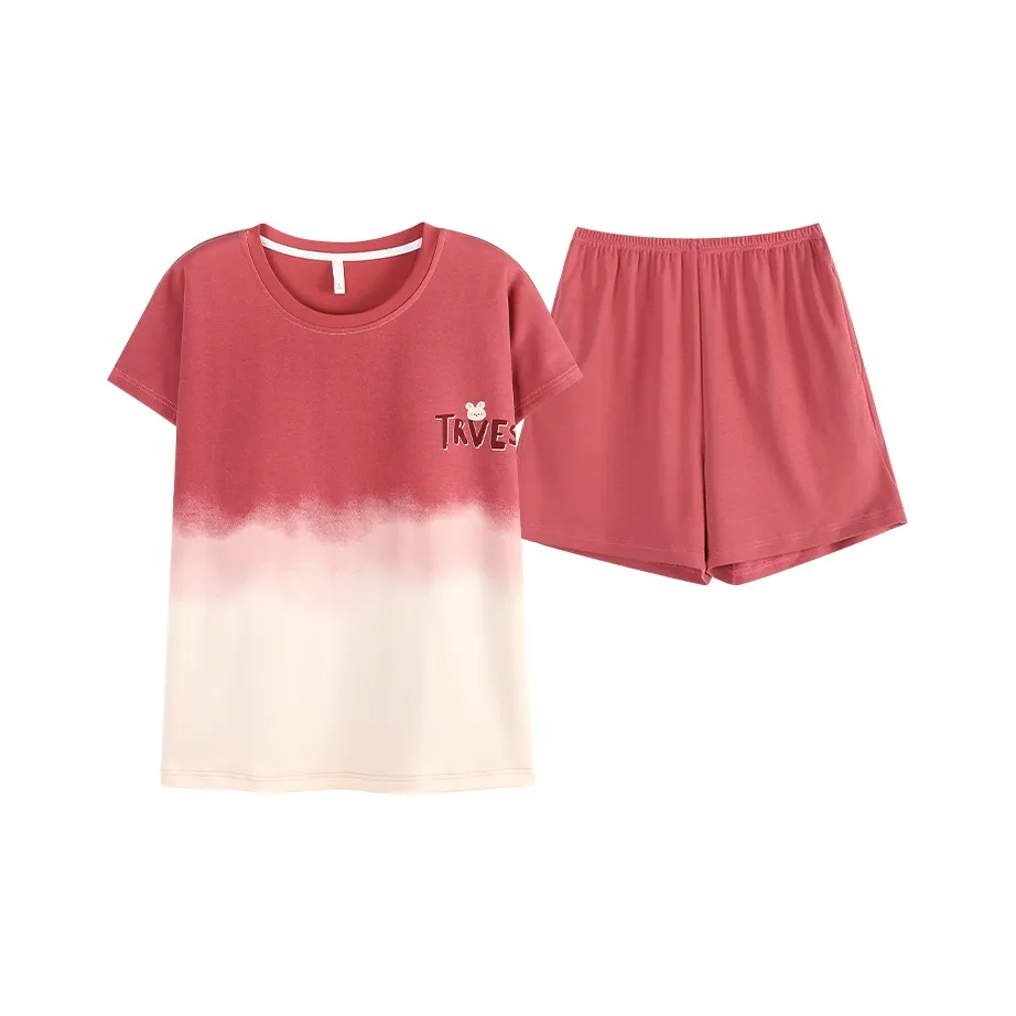 Pretty lady Красный Абрикос Женские Пижамные комплекты