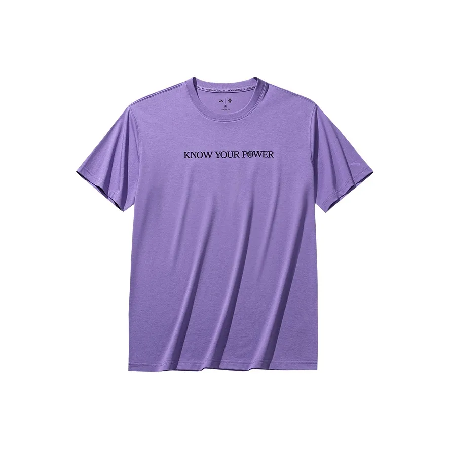 ANTA Basketball Collection Irving Collection Т-рубашка Унисекс Фиолетовый Bell