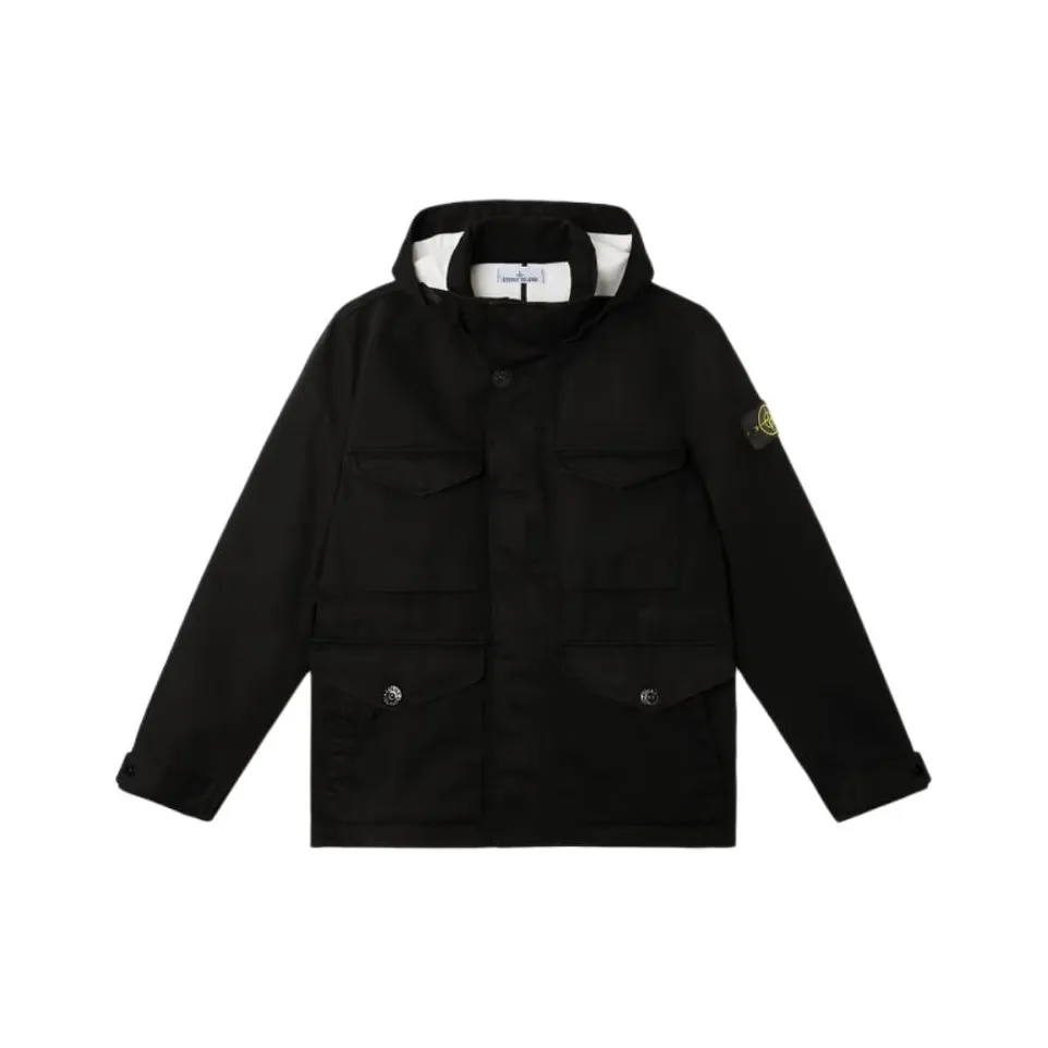 STONE ISLAND Compass Patch Hooded Jacket