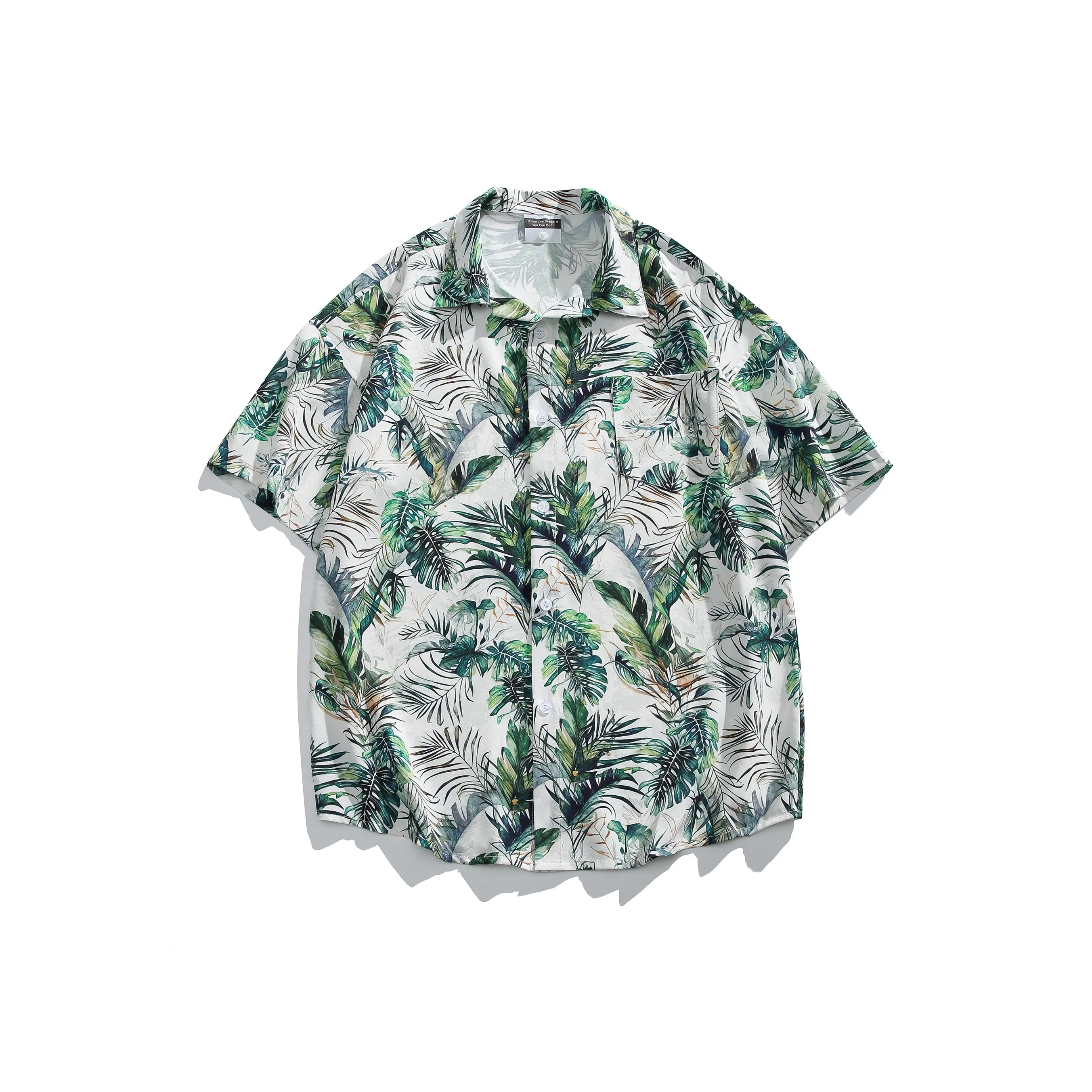 Lind Erki Бегония Bay Зеленая Унисекс Рубашка