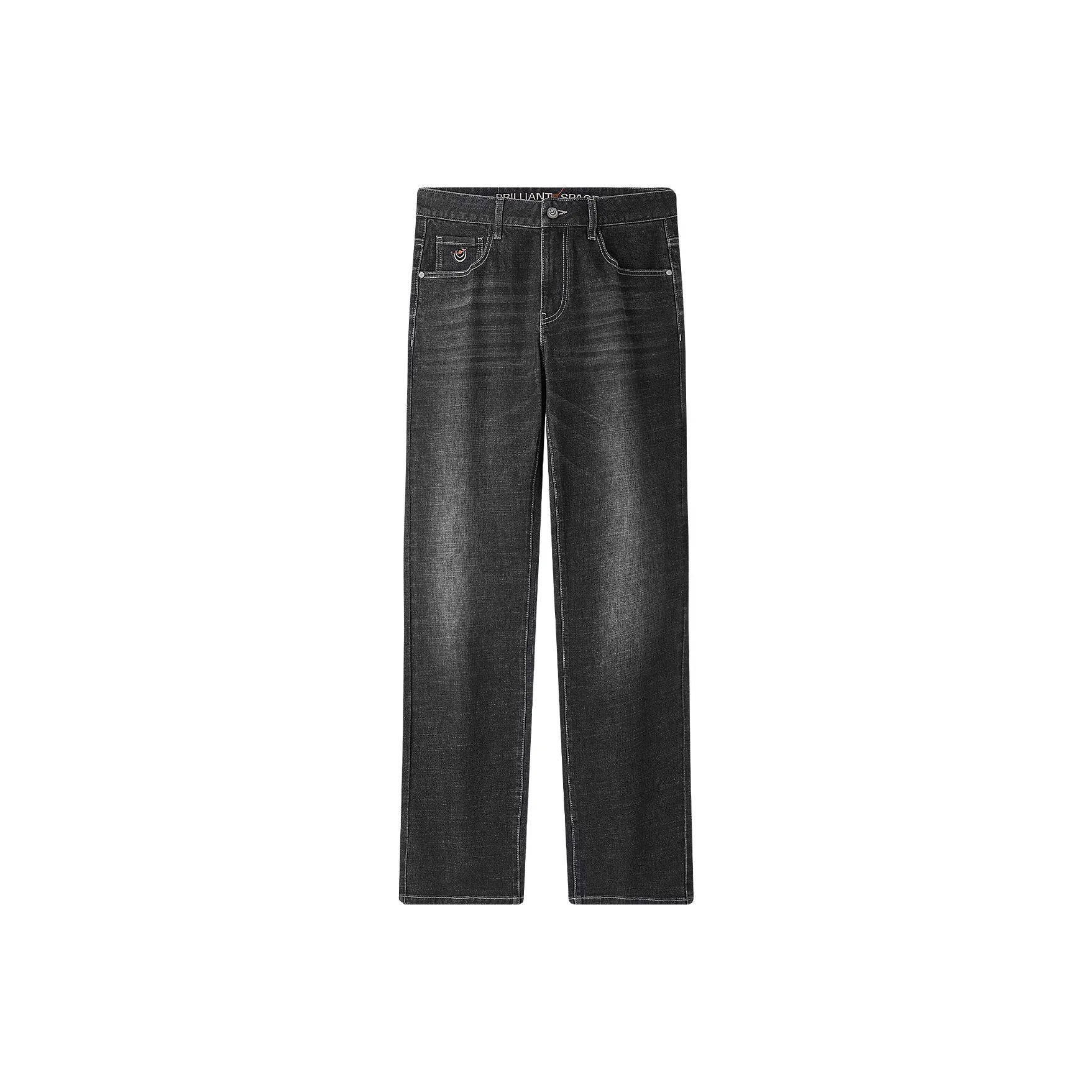 HLA Jeans Men Black Denim Gradient Dark 7C