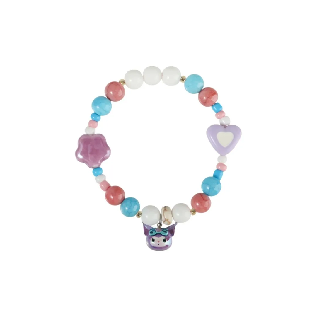 Sanrio Kulomi Акриловые браслеты Женские Фиолетовый Сумка для покупок