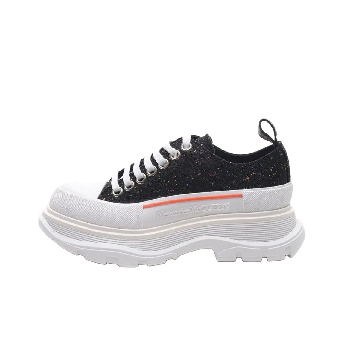 Alexander McQueen Tread Slick Low Top Casual Shoes Women's Black