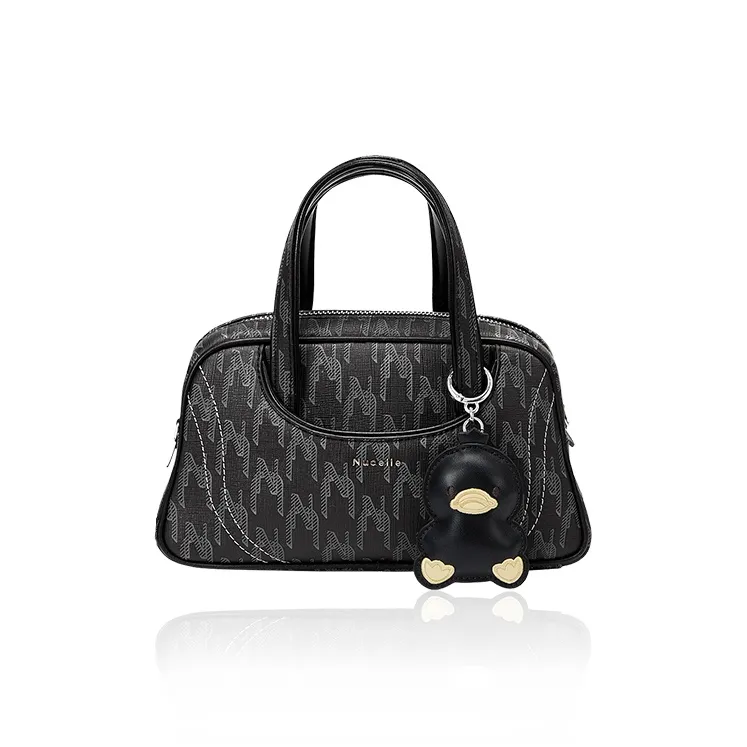 NUCELLE PVC Shoulder Bag, Crossbody Bag, Practical Lightweight Handbag Medium Size Women's Multicolor