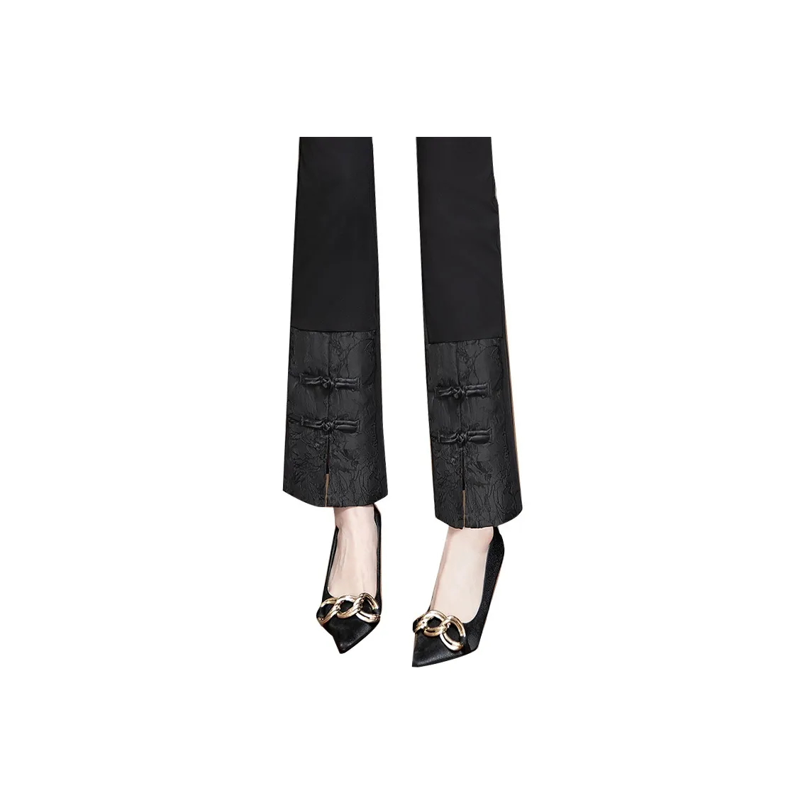 Cypress House Повседневные брюки Женские Черные