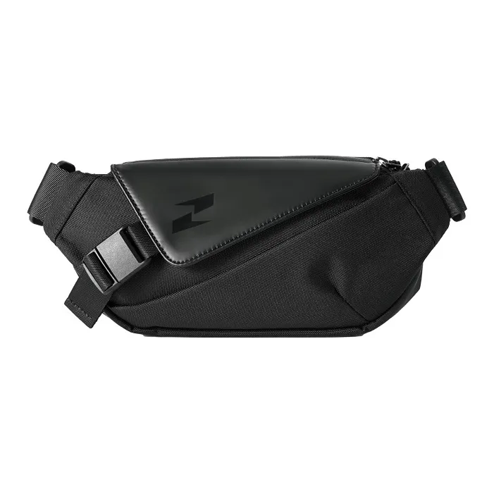 TAJEZZO ПВХ Текстиль На открытом воздухе Sling Сумка Сумка через плечо Унисекс Черный Коала Догерман