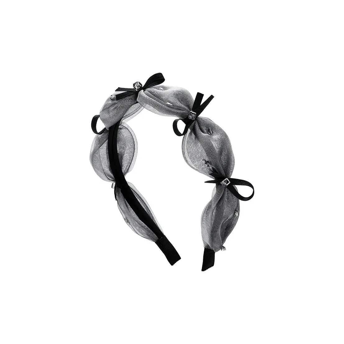 ROYALSASA Silk Chiffon Headbands Women's