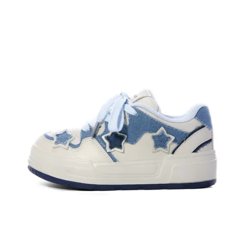 The New Age Family Кроссовки для скейтбординга Low Top Бежево-синий Женские